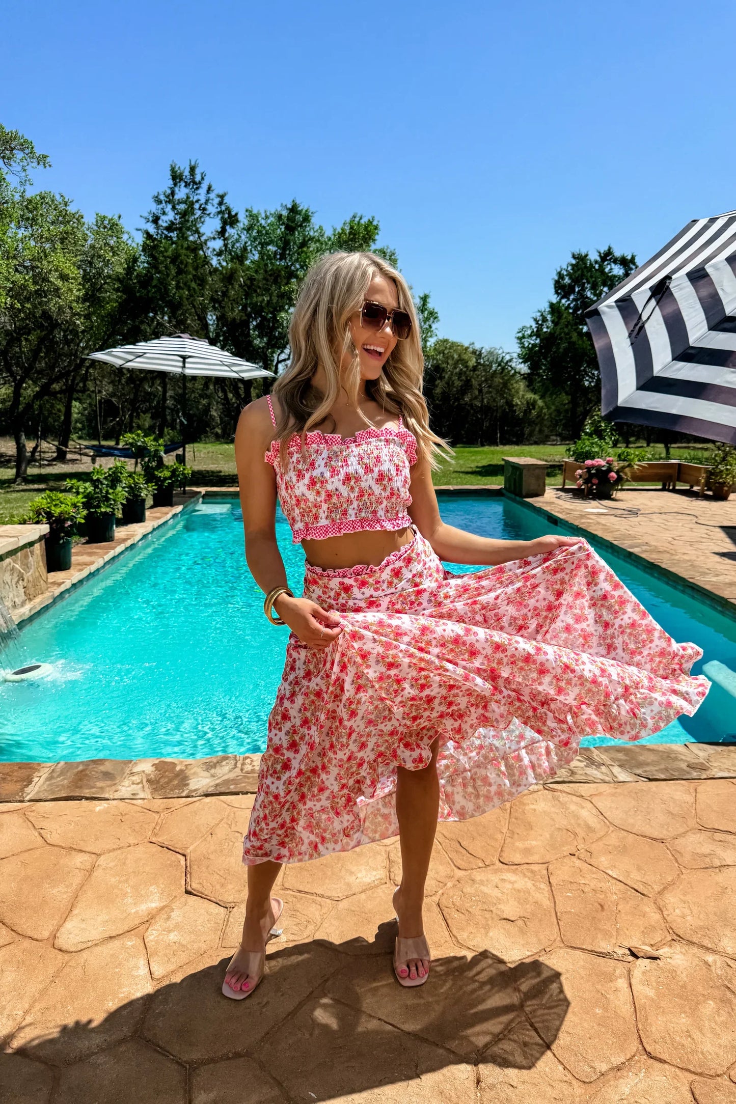 Island Vibes Amalfi Blooms Swim Set
