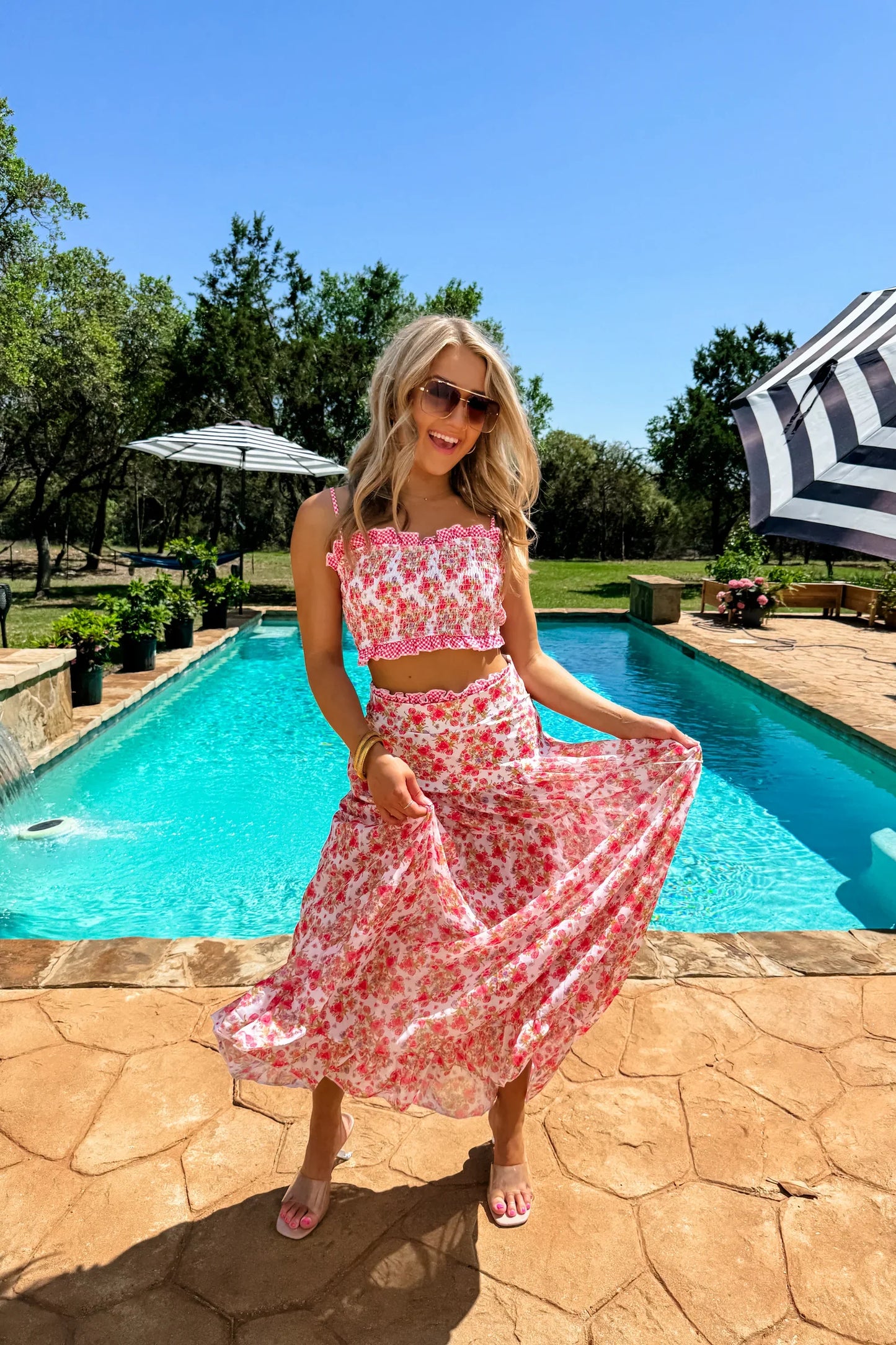 Island Vibes Amalfi Blooms Swim Set
