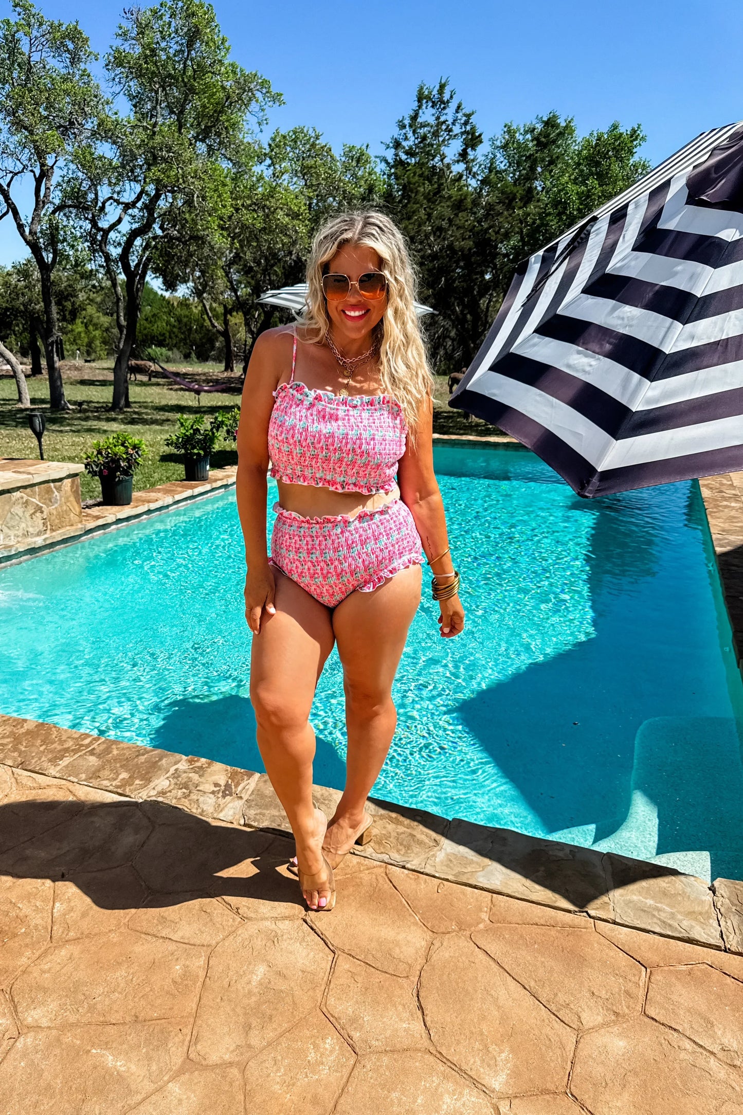 Island Vibes Amalfi Blooms Swim Set