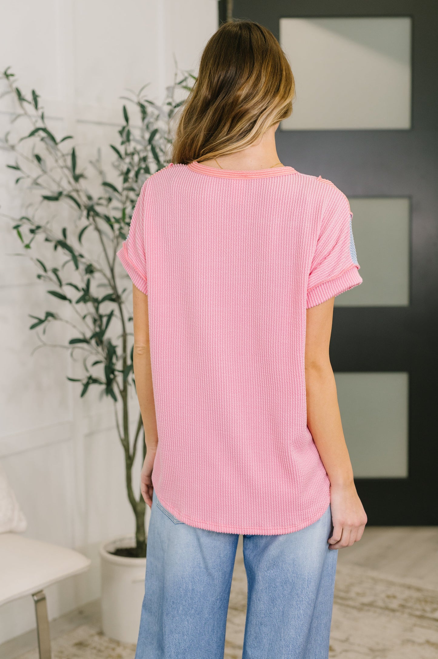 Don't Stop Til' You Get Enough Color Block Top
